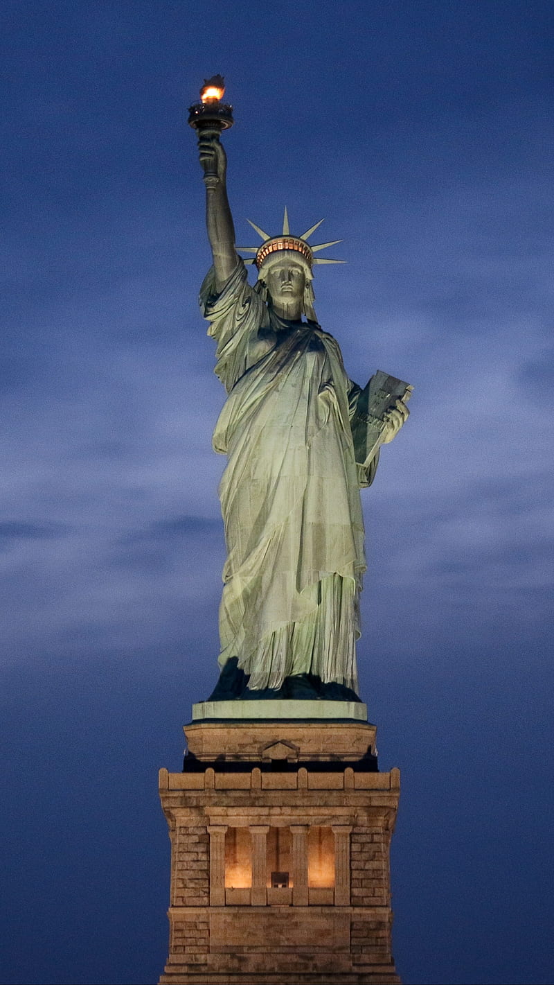 Statue of liberty, america, glory, HD phone wallpaper