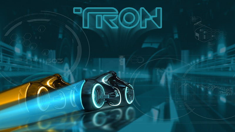 Tron light cycles, race, tron, pc, HD wallpaper