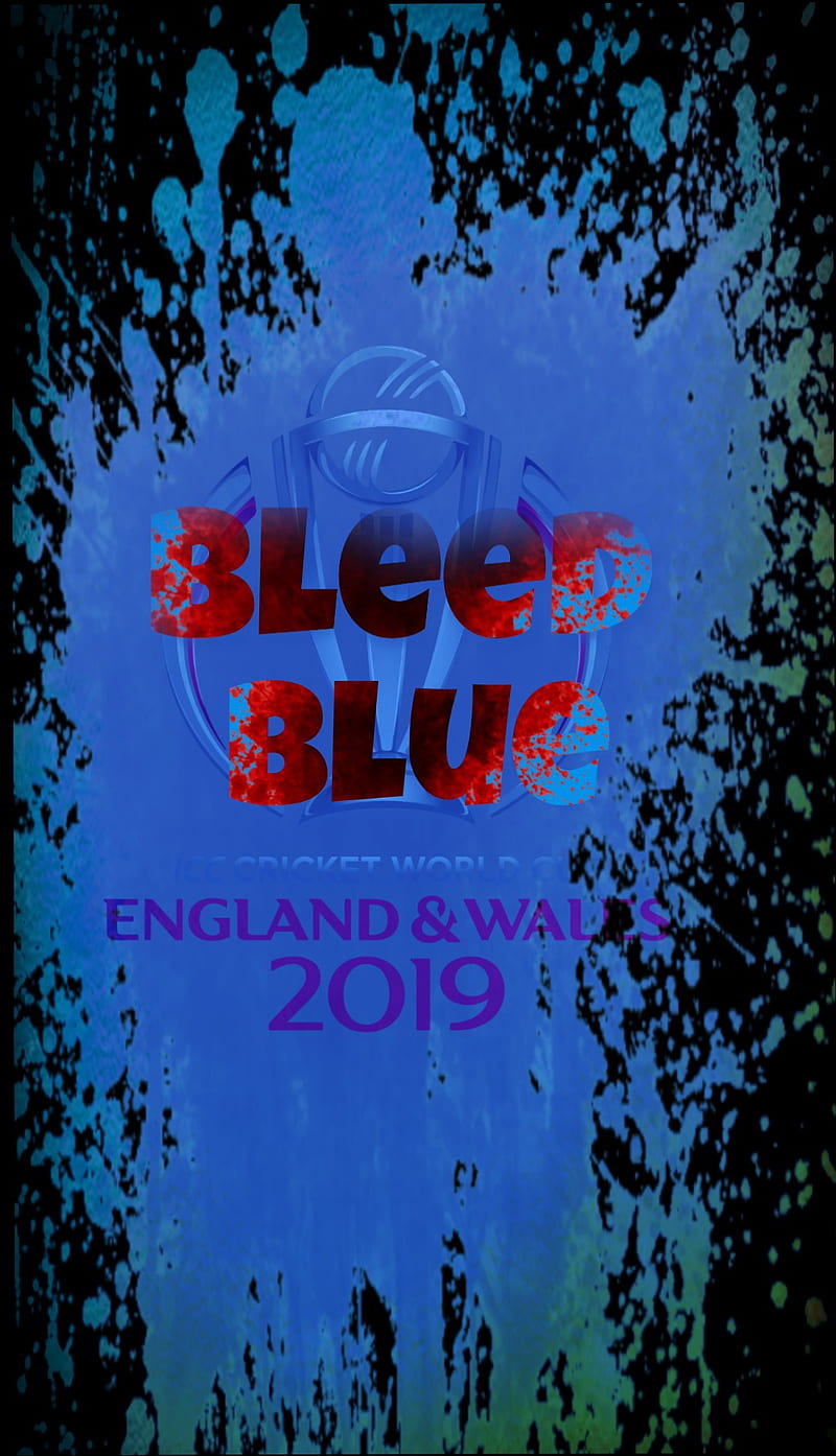 Bleedblue, bleed, blue, india, jersey, team india, wc2019, HD phone wallpaper