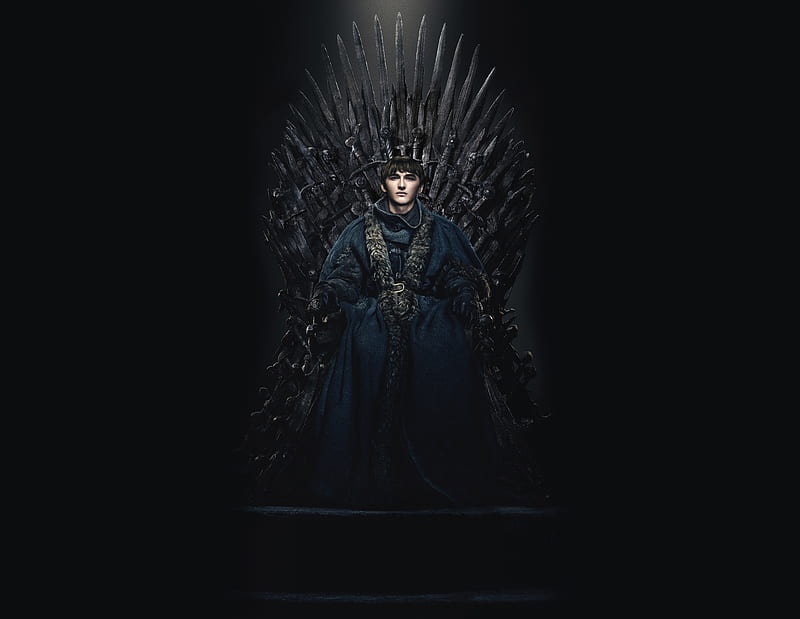 Bran Stark in The Iron Throne, HD wallpaper