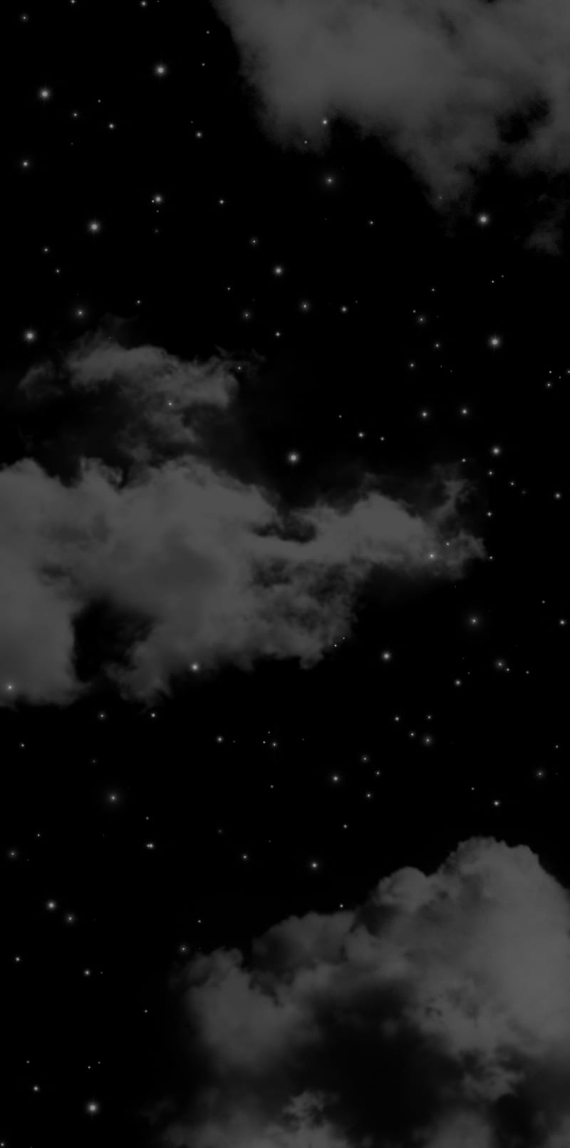 Night sky, black, clouds, dark, stars, HD phone wallpaper | Peakpx