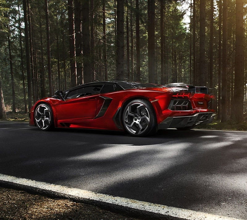 Lamborghini Aventador Mansory Red