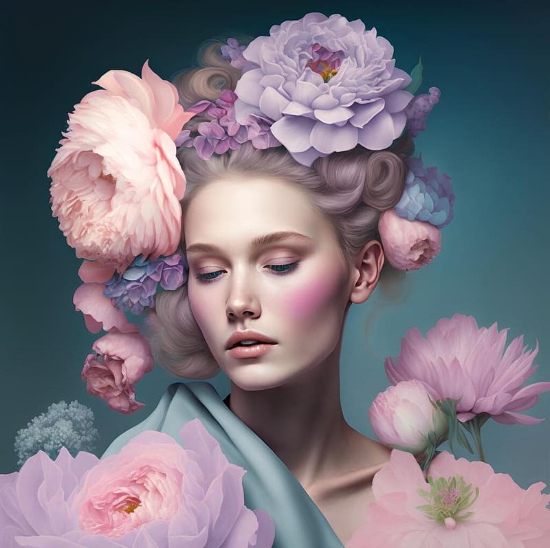 Free Download Flowers Woman Fantasy Beauty Hd Wallpaper Peakpx 4340