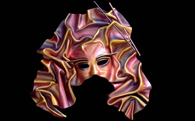 Unique Mask II F graphy, wide screen, mask, abstract, fashion, HD