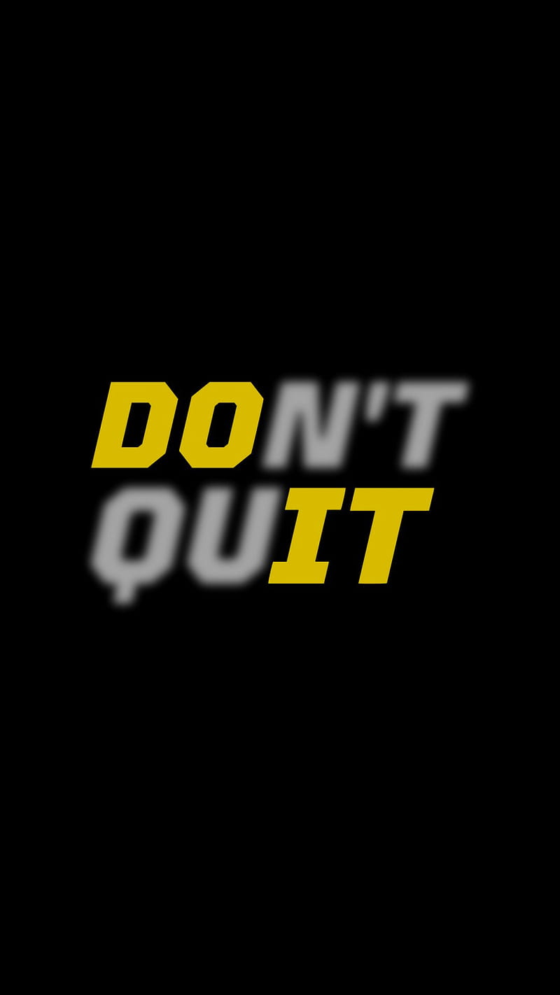 Do It, black, quotes, saying, sayings, words, yellow, HD phone wallpaper