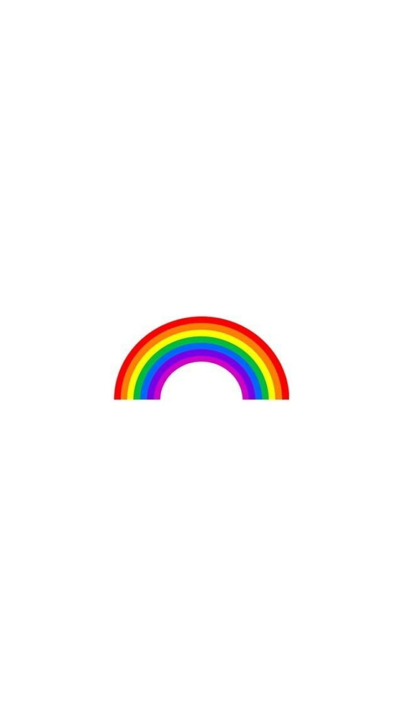 Rainbow, lgbt, pride, white, HD phone wallpaper | Peakpx