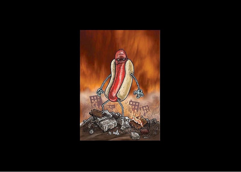 appocalyptic hot dog, relish, appocalyptic, hotdog, sausage, HD wallpaper