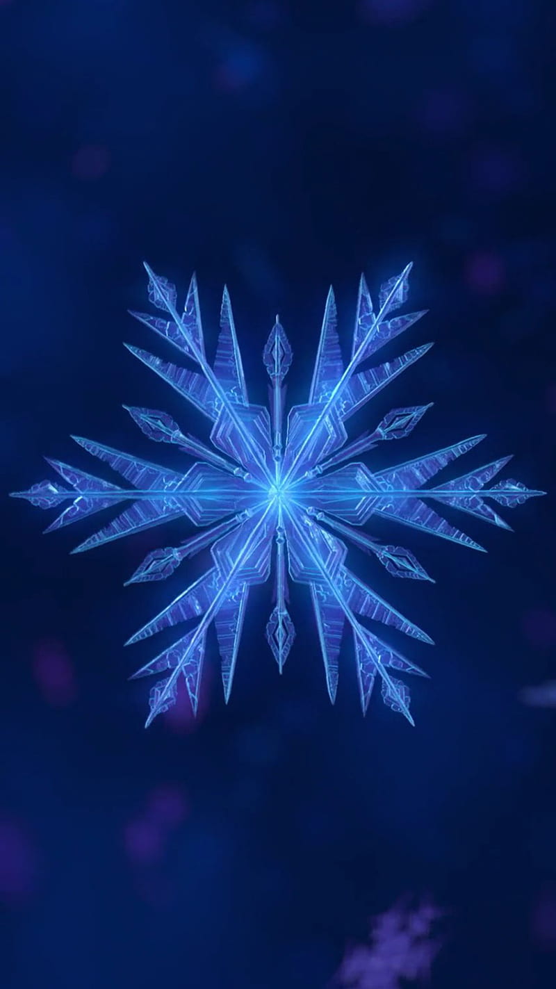 Snowflake, abstract, art, flake, ice, snow, symbol, HD phone wallpaper