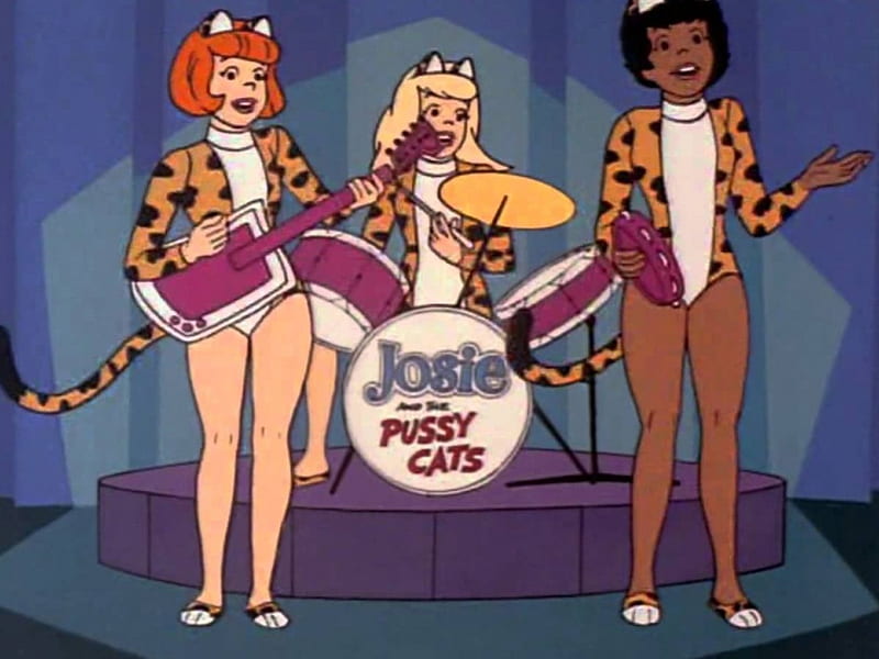 josie and the pussycats, pussycats, guitar, girl, josie, drum, HD wallpaper
