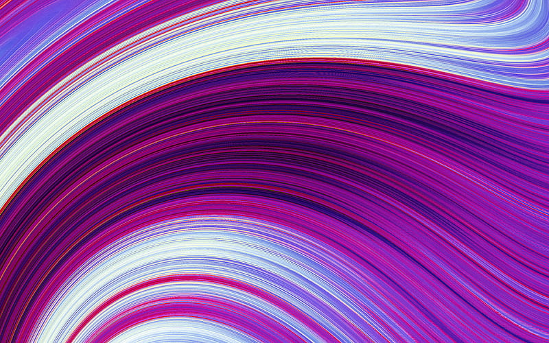 line, circle, art, red, purple, pattern, background, HD wallpaper