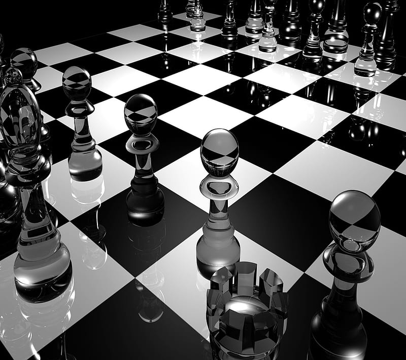 Chess Board 3D Desktop HD Wallpapers