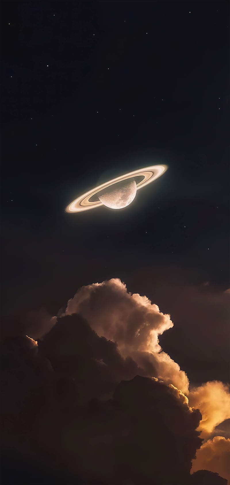 Saturn, planets, HD phone wallpaper