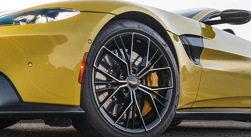 2021 Aston Martin Vantage Roadster (Color: Yellow Tang; US-Spec) - Wheel , car, HD wallpaper 2021 Aston Martin Vantage Roadster (Color: Yellow Tang; US-Spec) - Wheel , car, HD wallpaper