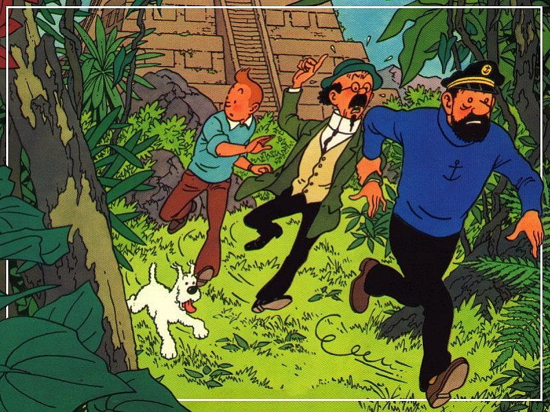 Tintin et Milou-Le characters de Les Adventures de Tintin, captain haddock,  calculus, HD wallpaper | Peakpx