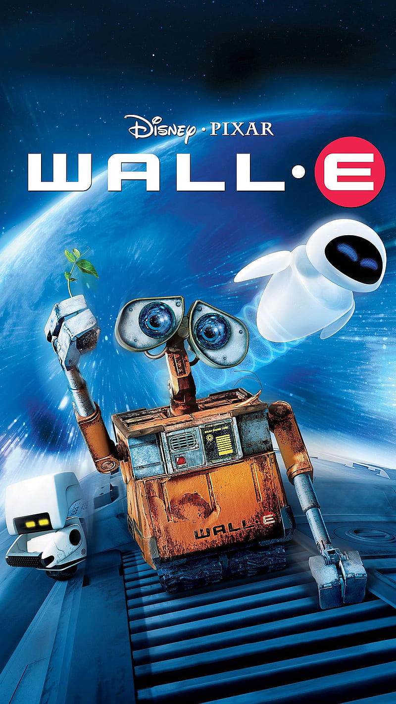 Wall-E, movie, poster, HD phone wallpaper