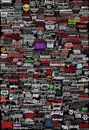 Speed Metal Logos – Draw Down