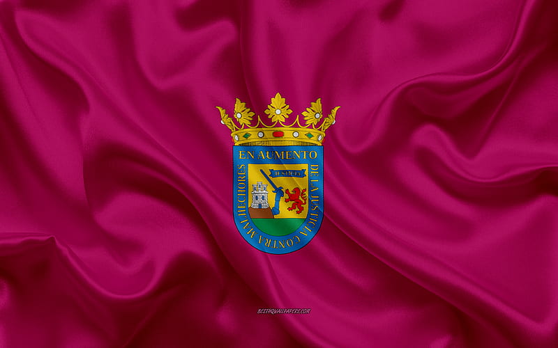 Alava Flag silk texture, silk flag, Spanish province, Alava, Spain, Europe, Flag of Alava, flags of Spanish provinces, HD wallpaper