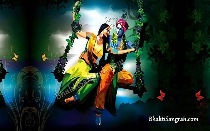 Radha krishna, Radha, krishna, god, love, HD wallpaper | Peakpx