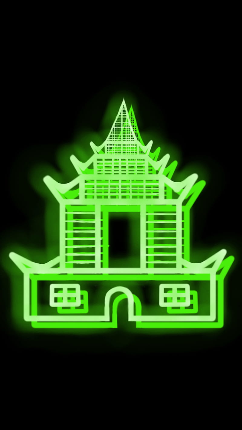 Neón china, barrio chino, verde, luces, Fondo de pantalla de teléfono HD |  Peakpx