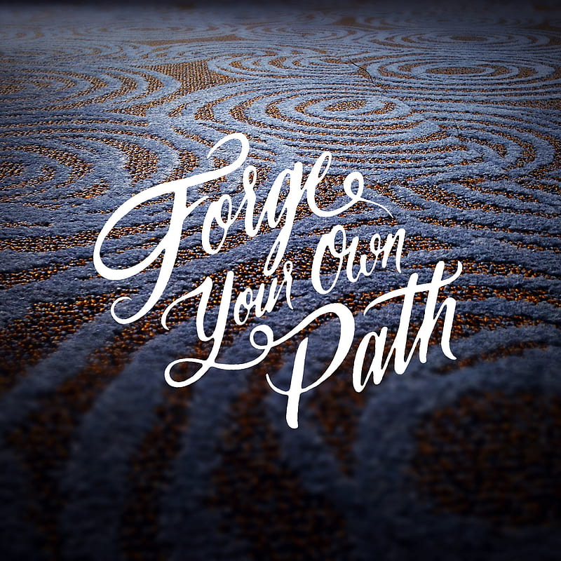 Path, affirmation, always, siempre, happy, positive, possible, quotes, script, swirl, HD phone wallpaper