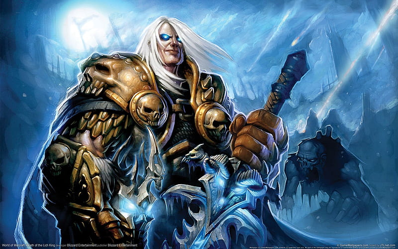 Wrath of the Lich King, enemy, action, cg, world of warcraft, video game, adventure, warrior, wow, world of warcraft- wrath of the lich king, sword, HD wallpaper