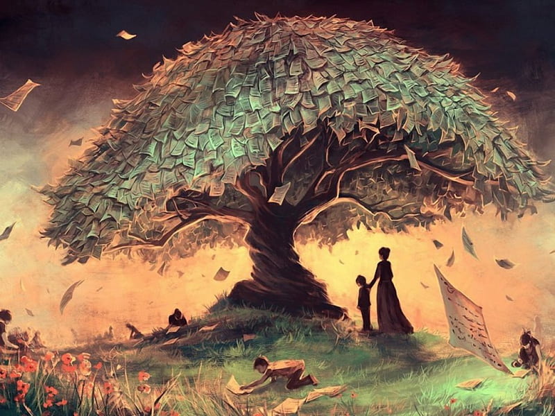 money tree wallpaper