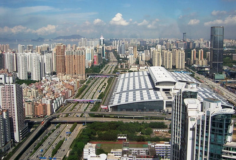 Shenzhen - China, cities, shenzhen, asia, china, HD wallpaper