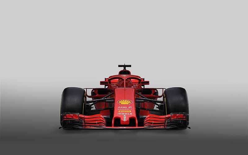Ferrari SF71H, 2018 cars, Formula 1, new ferrari f1, F1, new cockpit protection, Ferrari 2018, SF71H, Ferrari, HD wallpaper