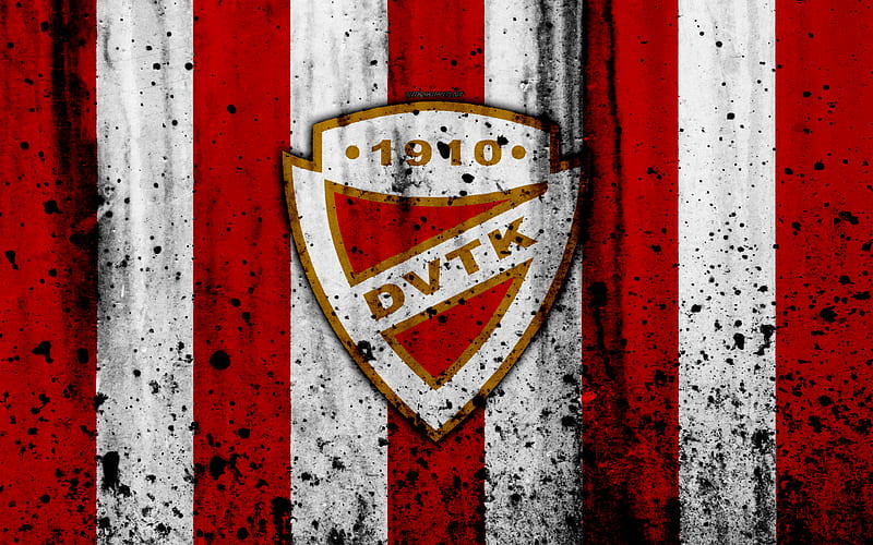 Dvtk Fc Hungarian Football Club Logo Grunge Stone Texture Nb I Hungarian Football League Hd Wallpaper Peakpx