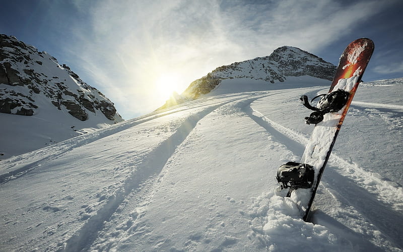 cool snowboard-sports theme, HD wallpaper
