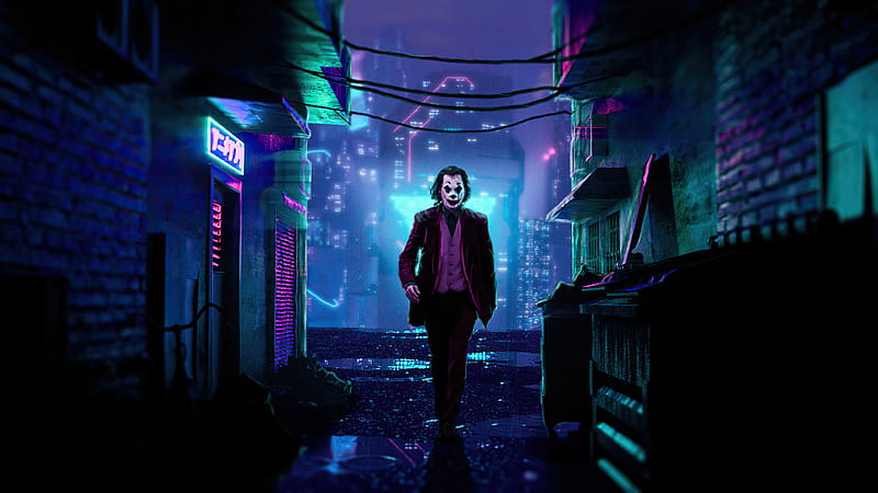 Joker Cyberpunk HD Wallpaper - Eyecandy for your XFCE-Desktop 