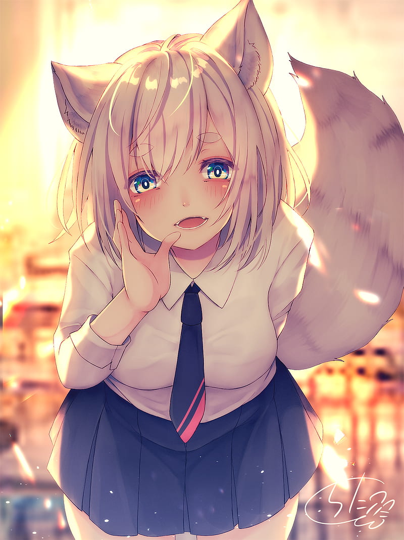 Cute anime fox girl by Allstarzombie55 on DeviantArt