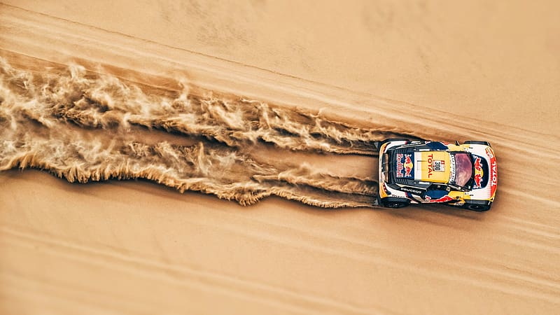 Dakar Rally, desert, dakar, car, rally, HD wallpaper
