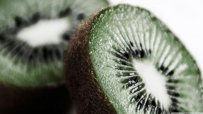 Fresh kiwi, food, fresh, kiwi, fruits abstract, eat, graphy macro, close-up, summer, HD wallpaper
