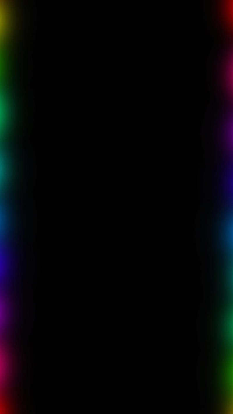 Rainbow color with black wallpaper iPhone X wallpapers iPhone 8 iOS11  HD wallpaper  Wallpaperbetter
