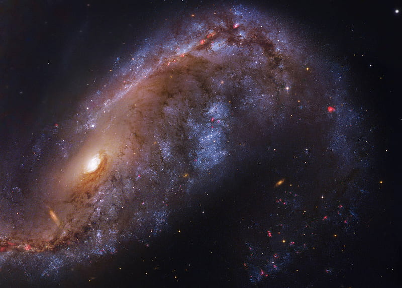 NGC 2442 Galaxy in Volans, stars, cool, space, fun, galaxies, HD wallpaper