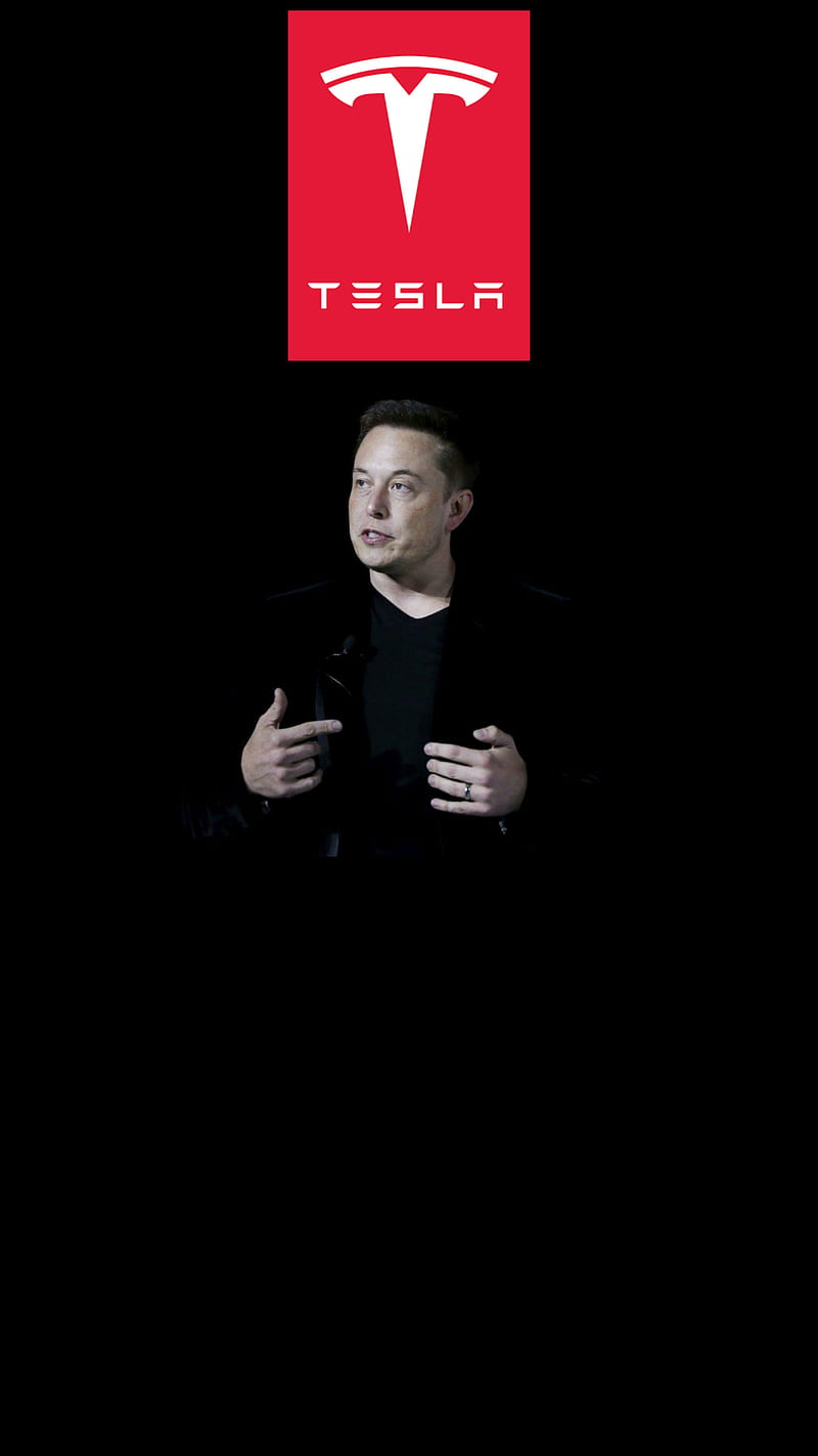 Elon Musk, logo, phone, HD phone wallpaper