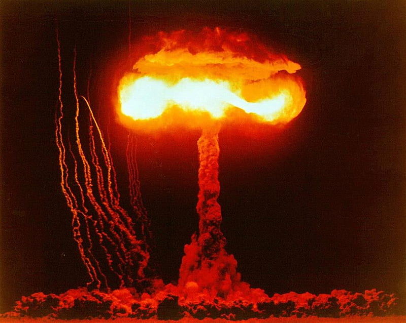 The Bomb, nuclear weapon, mushroom cloud, HD wallpaper