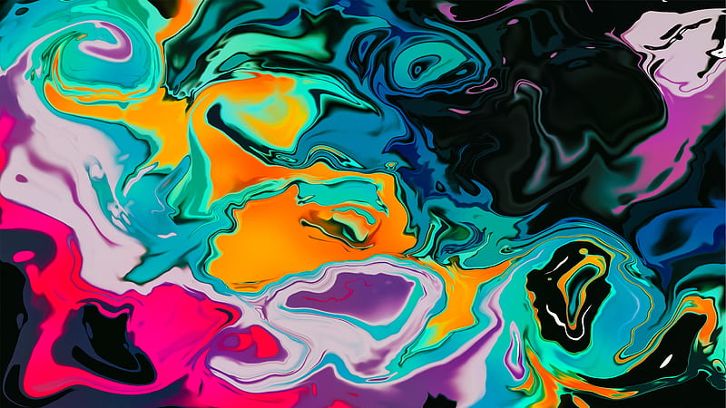 Color Paint , abstract, artist, artwork, digital-art, HD wallpaper
