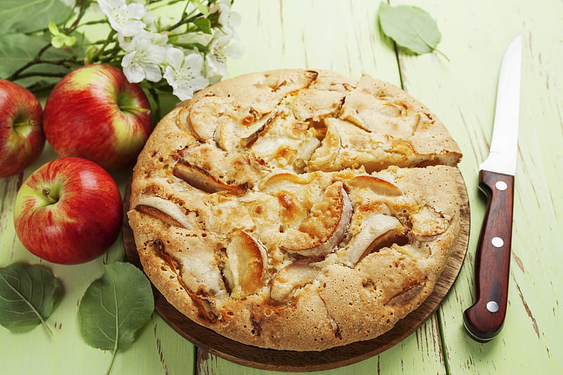 Food, Pie, Apple, Baking, HD wallpaper