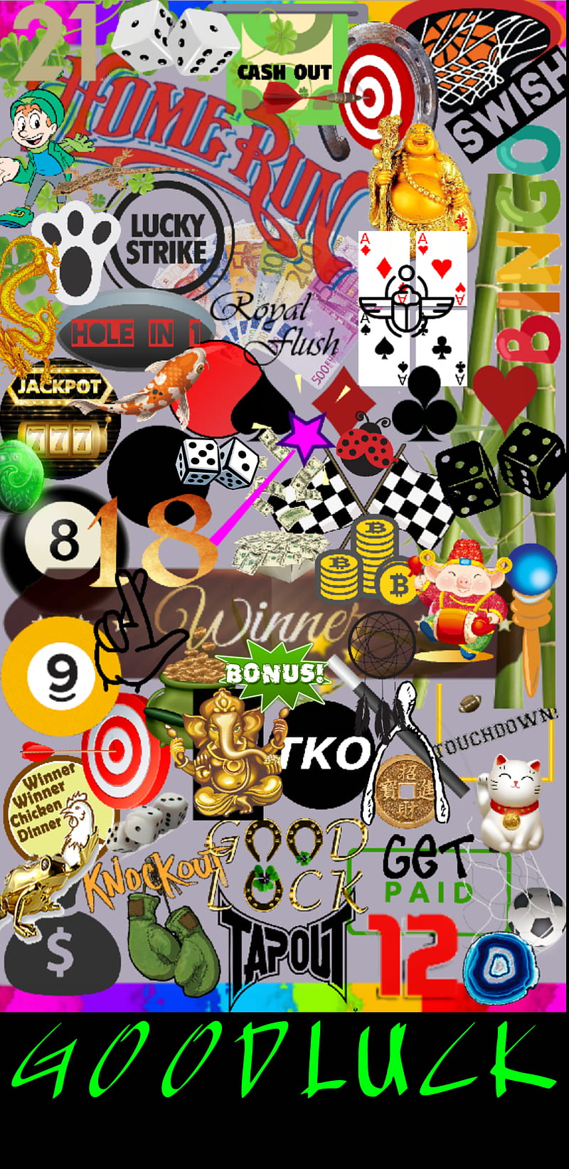 GOODLUCK, gamble, jackpot, luck, lucky, win, HD phone wallpaper | Peakpx