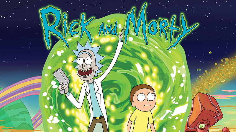 Rick and Morty Wallpaper 4K, AMOLED, Rick Sanchez, Morty Smith