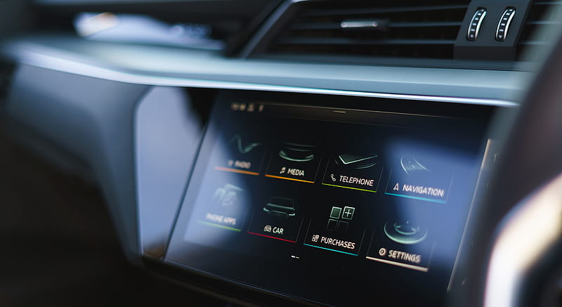 2019 Audi e-tron 55 (UK-Spec) - Central Console, car, HD wallpaper | Peakpx