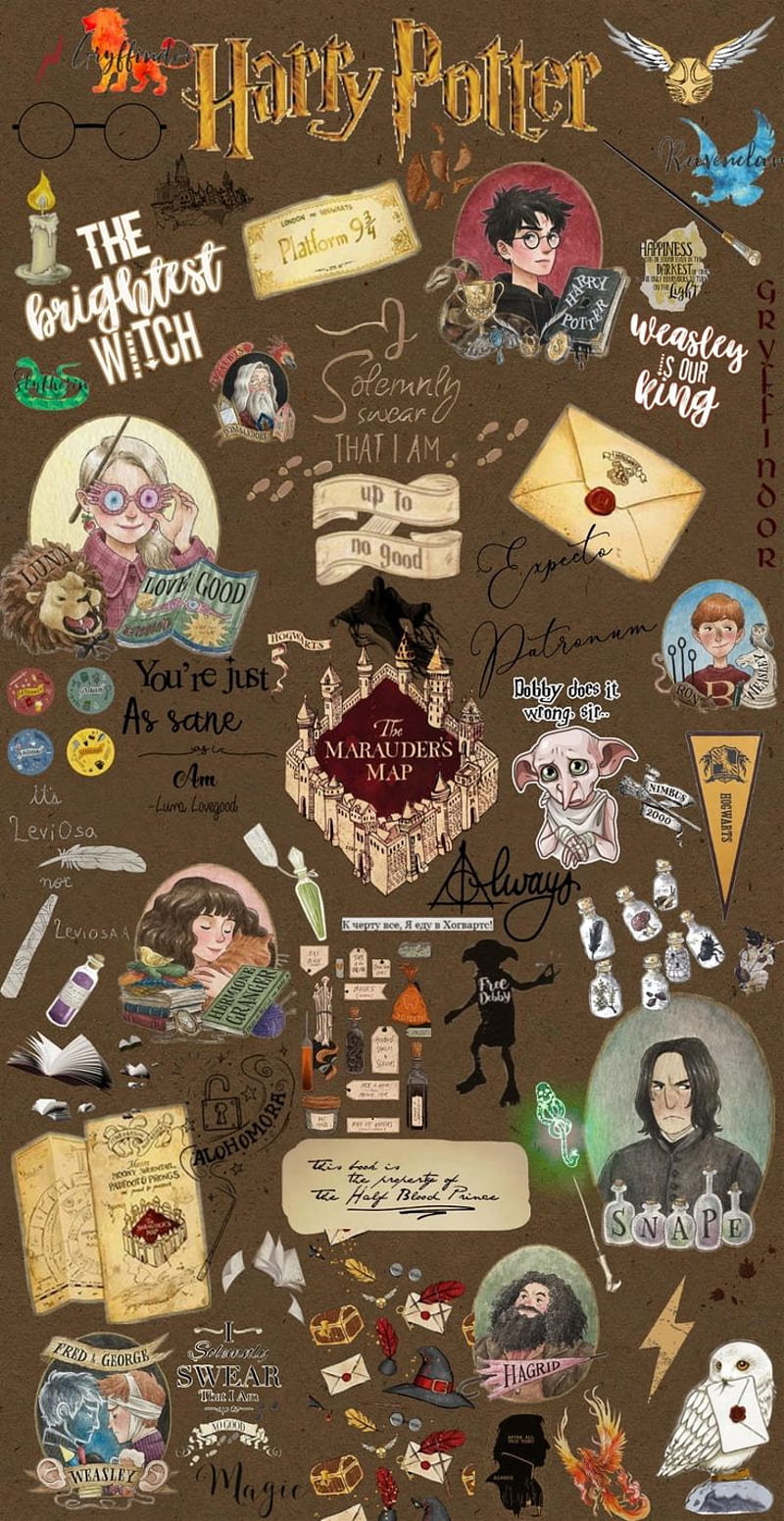 HD harry potter stickers wallpapers