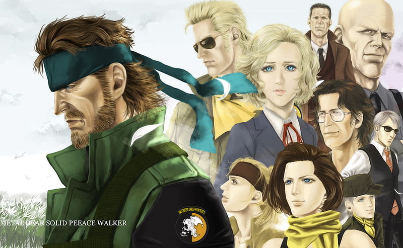 Metal Gear Solid Peace Walker Mercenaries Big Boss Army Bandana Guns Nice Hd Wallpaper Peakpx