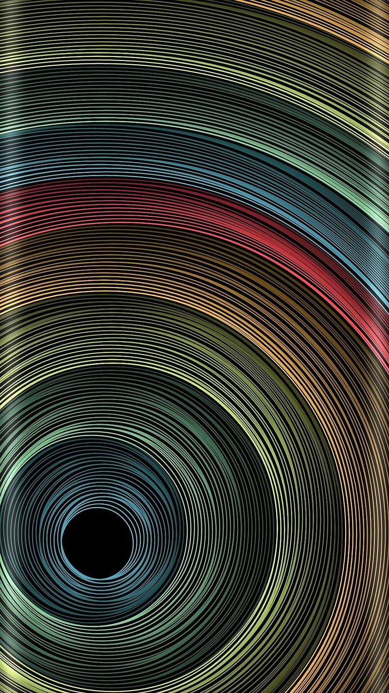 Abstract, background, beauty, circles, colorful, edge, s7, s8, HD phone wallpaper