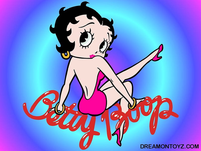Betty Boop, fun, cartoon, woman, people, HD wallpaper