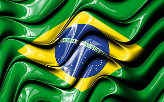 Brazil Flag Wallpaper 3d Image Num 50
