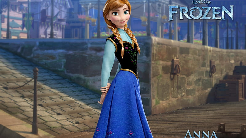 Frozen Anna, pixar, disney, movies, frozen, animated-movies, cartoons, HD wallpaper