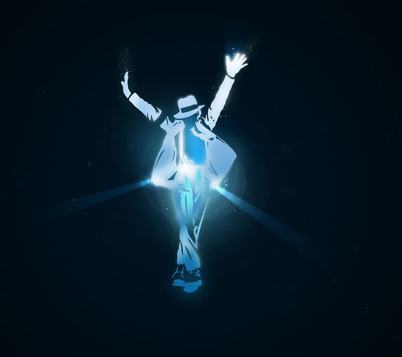 Michael Jackson, blue, dance, dancing, music, HD wallpaper